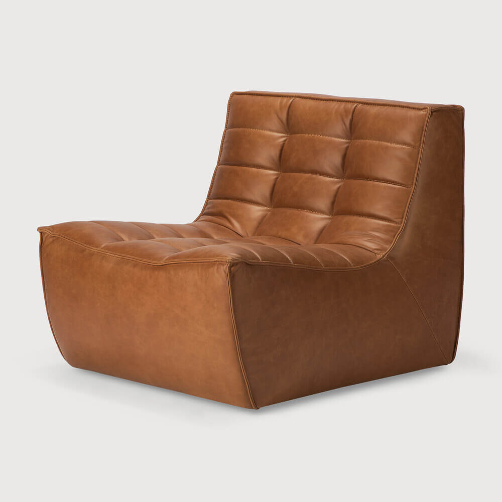 Divan N701 en cuir - Old Saddle - boutique décoration Montreal