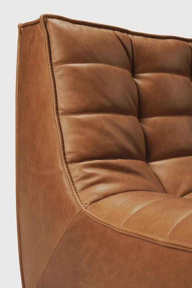 Divan N701 en cuir - Old Saddle - boutique décoration Montreal