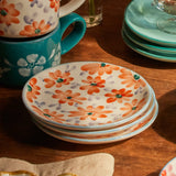 Assiette à gâteau - peint à la main