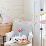 Serviette de Dîner à Bordure Florale