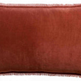 Coussin uni Fara Sienne 40 x 65