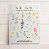 ENSEMBLE DE FLEURS, Oeuvre sur toile étirée
