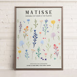 ENSEMBLE DE FLEURS, Oeuvre sur toile étirée