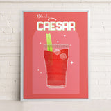 BLOODY CAESAR, Oeuvre sur toile étirée