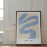 PIERRE D'AZUR, Oeuvre sur toile étirée
