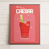 BLOODY CAESAR, Oeuvre sur toile étirée
