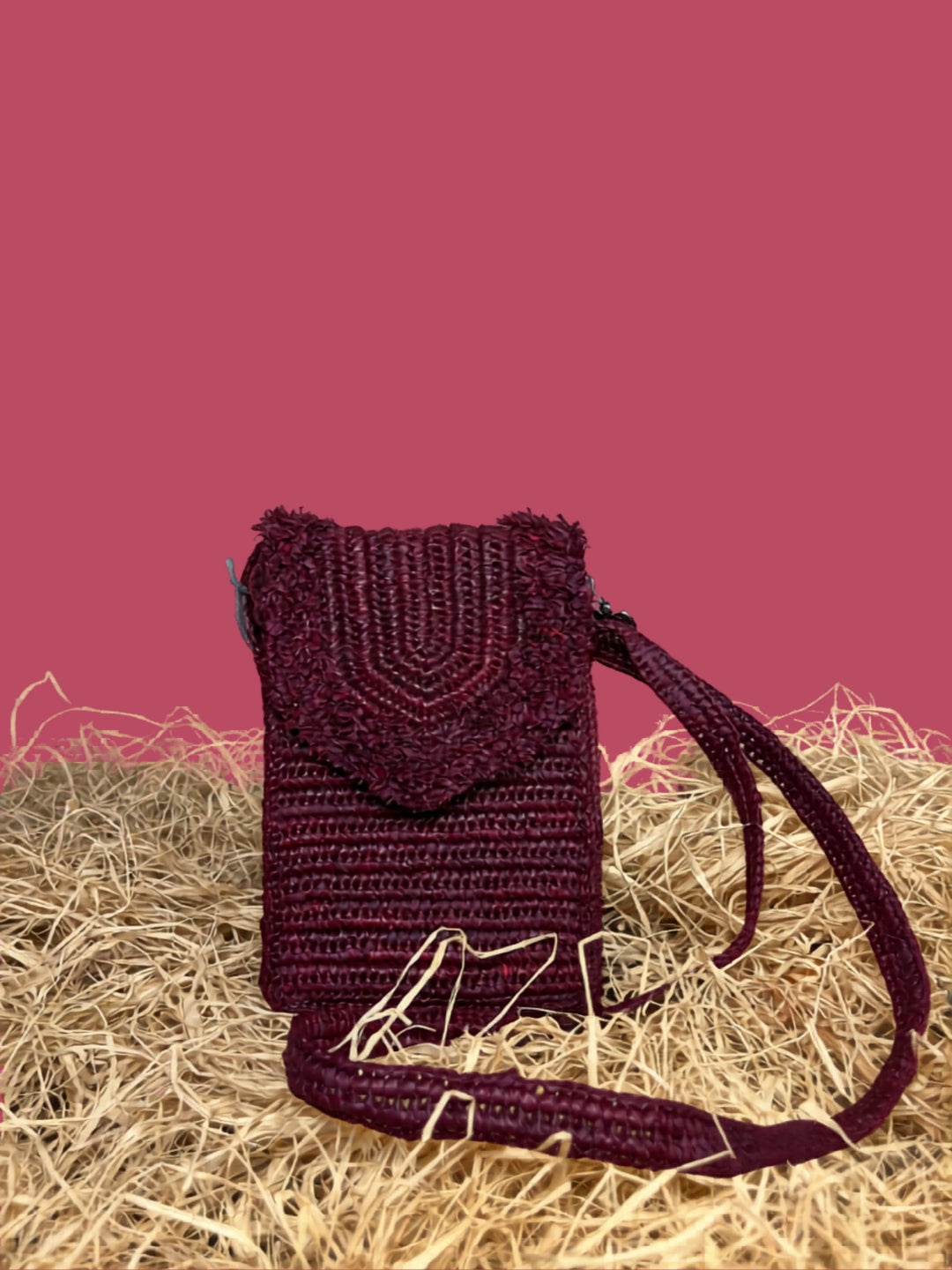 Raffia Crossbody, handcrafted in Madagascar
