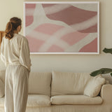 ROSY GLOW, Oeuvre sur toile étirée