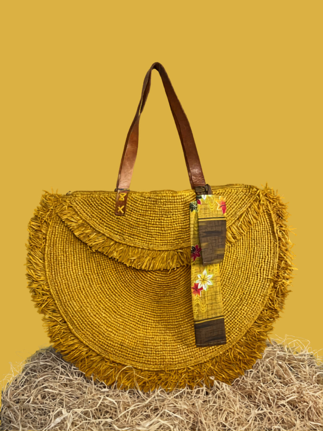 Raffia Tote Bag, handcrafted in Madagascar