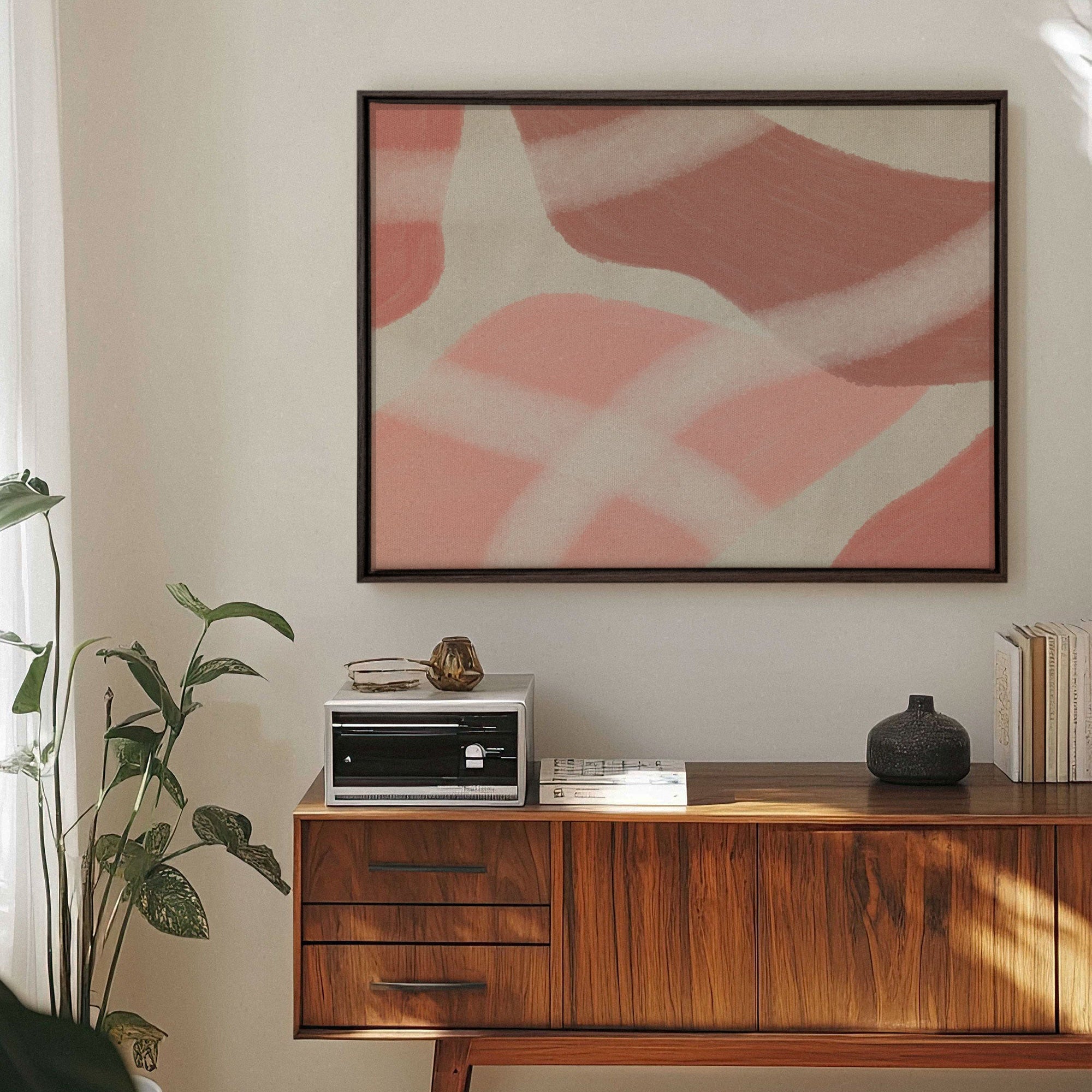 ROSY GLOW, Artwork on stretched canvas