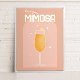 ORANGE MIMOSA, Oeuvre sur toile étirée