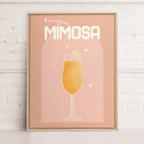ORANGE MIMOSA, Oeuvre sur toile étirée