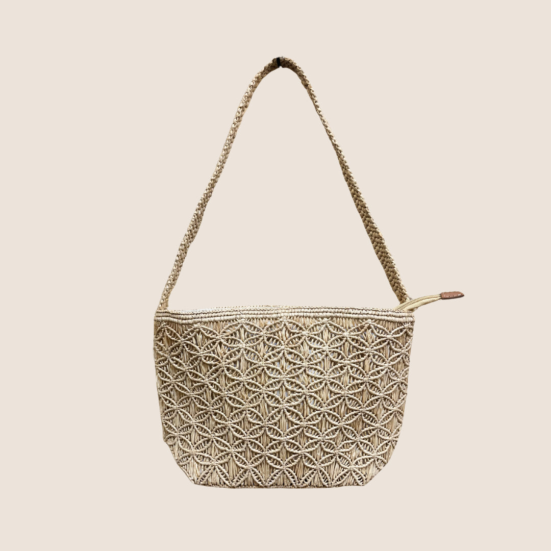 Raffia Shoulder Bag, handcrafted in Madagascar
