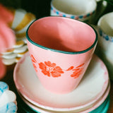 Tasse ovale - peint à la main - 300 ml