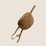 Raffia Crossbody, handcrafted in Madagascar