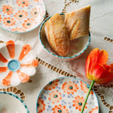 Assiette à gâteau - peint à la main