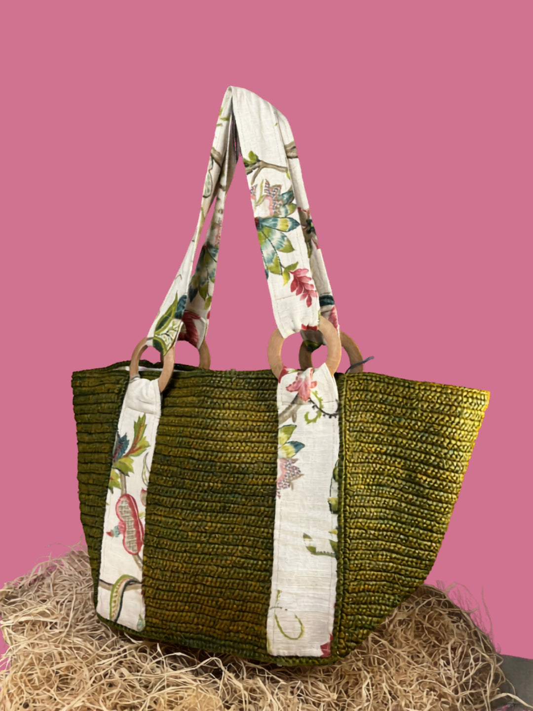 Raffia Tote Bag, handcrafted in Madagascar