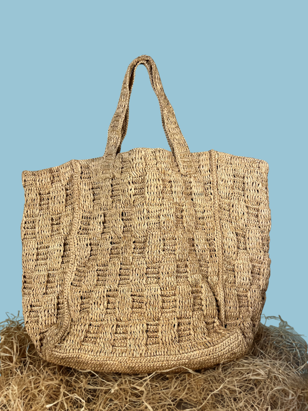 Raffia Tote Bag, handcrafted in Madagascar