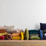 Coussin uni Fara Bronze 45 x 45
