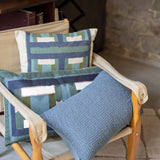 Coussin imprimé Taho Vert de gris 40 x 65