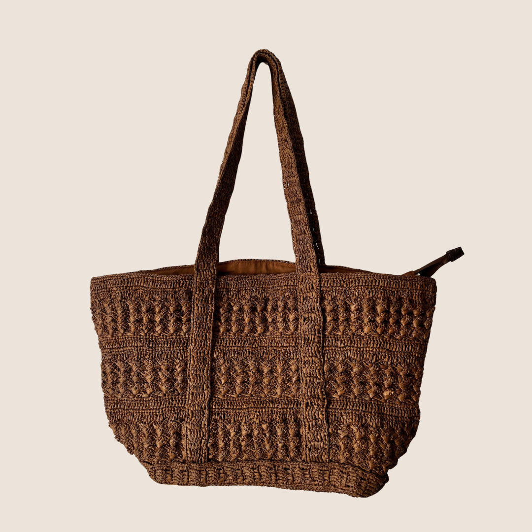 Raffia Tote Bag, handcrafted in Madagascar