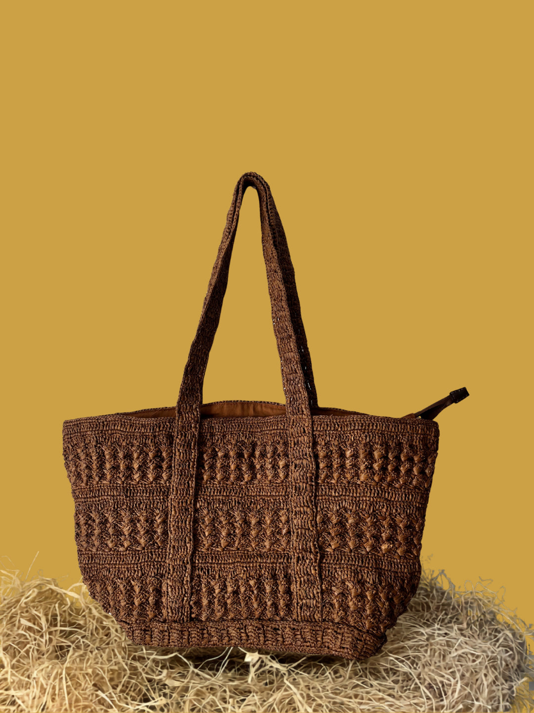 Raffia Tote Bag, handcrafted in Madagascar