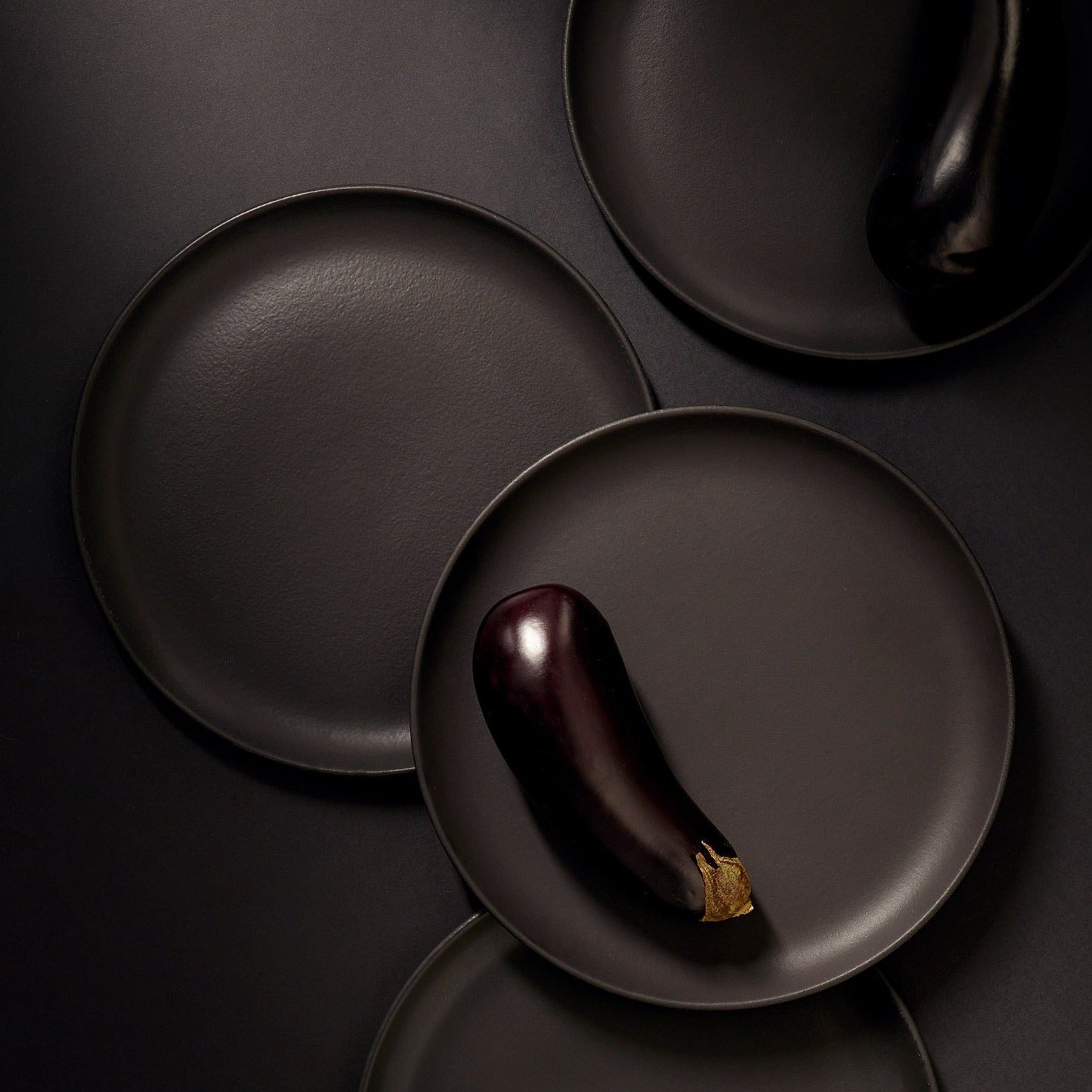 Assiette plate à diner en grès | Edan