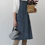Denim Apron - Korean Style