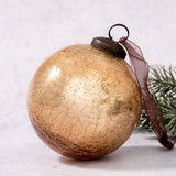 Boule de Noel en verre - Champagne