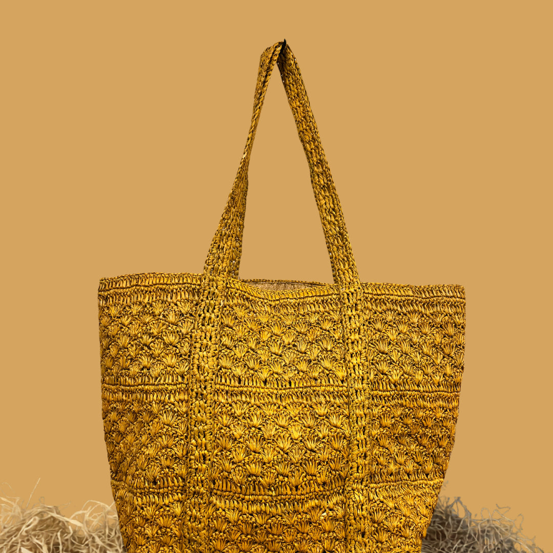 Raffia Tote Bag, handcrafted in Madagascar