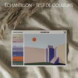 GÉOMÉTRIE, Oeuvre sur toile étirée
