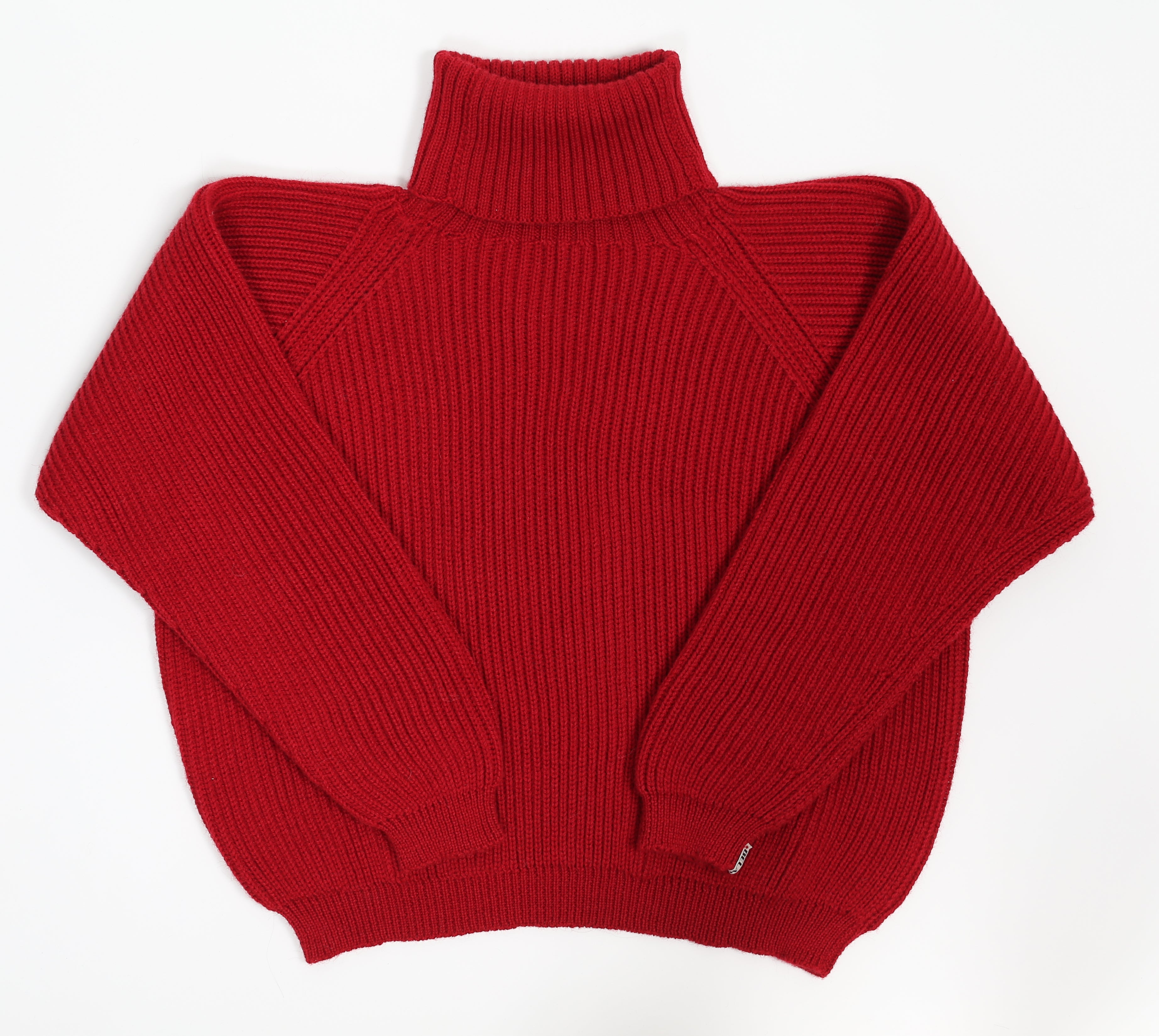 cropped turtleneck