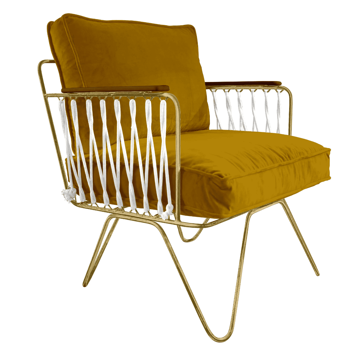 Armchair Croisette Honoré - Pink Velvet