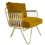Armchair Croisette Honoré - Pink Velvet