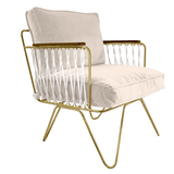 Armchair Croisette Honoré - Pink Velvet