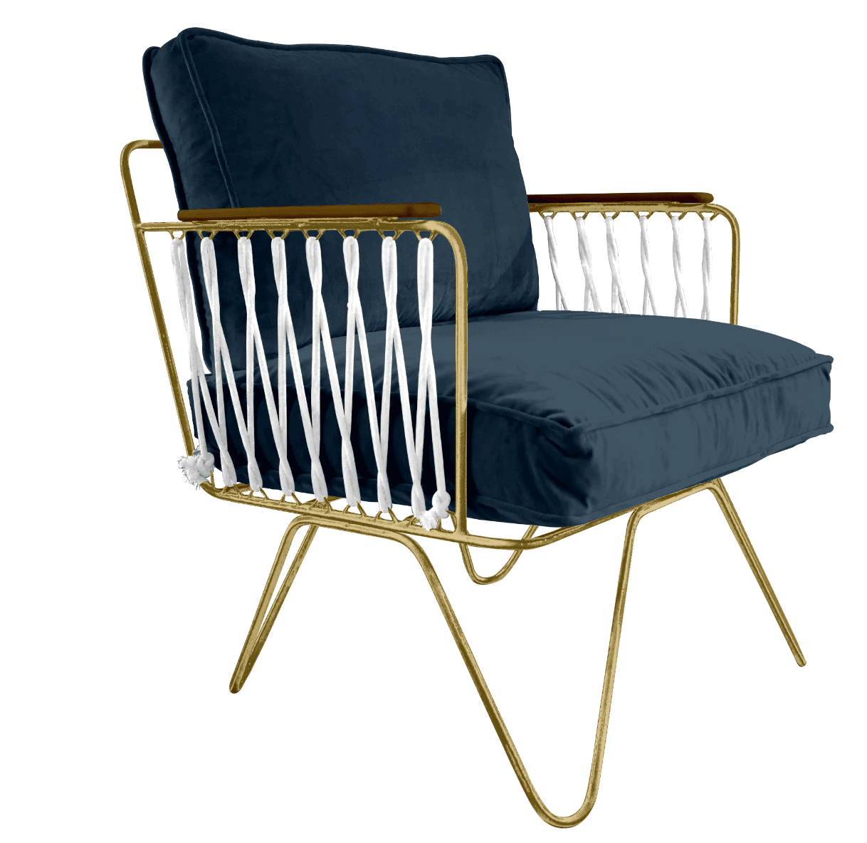 Armchair Croisette Honoré - Pink Velvet