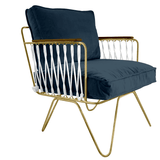 Armchair Croisette Honoré - Pink Velvet