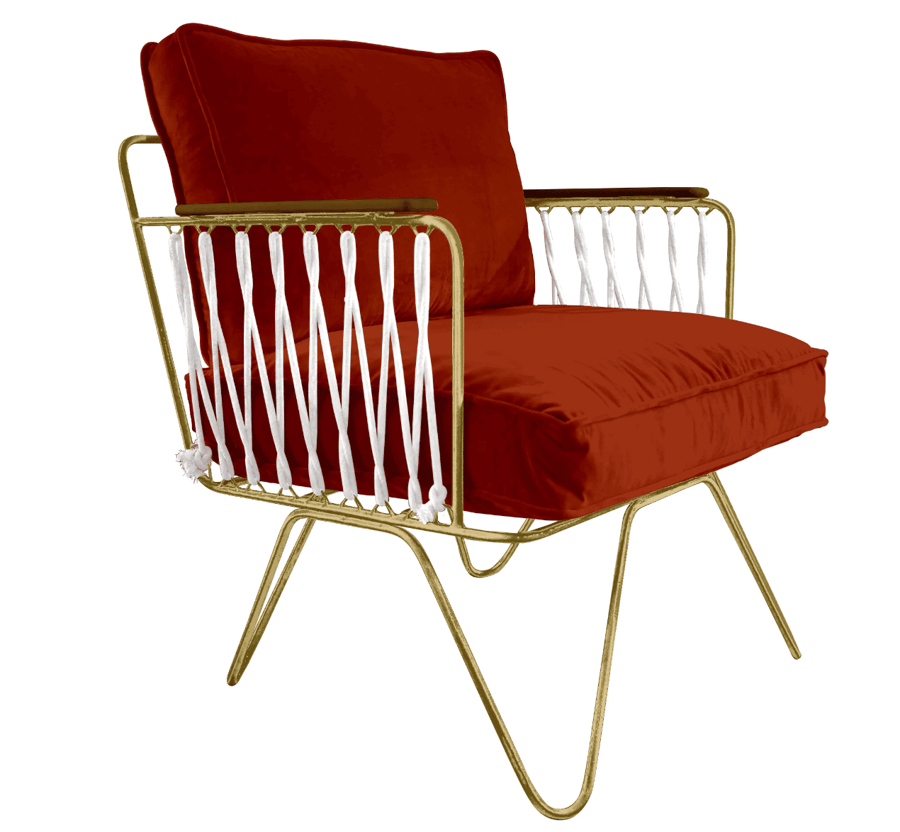 Armchair Croisette Honoré - Pink Velvet