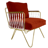 Armchair Croisette Honoré - Pink Velvet