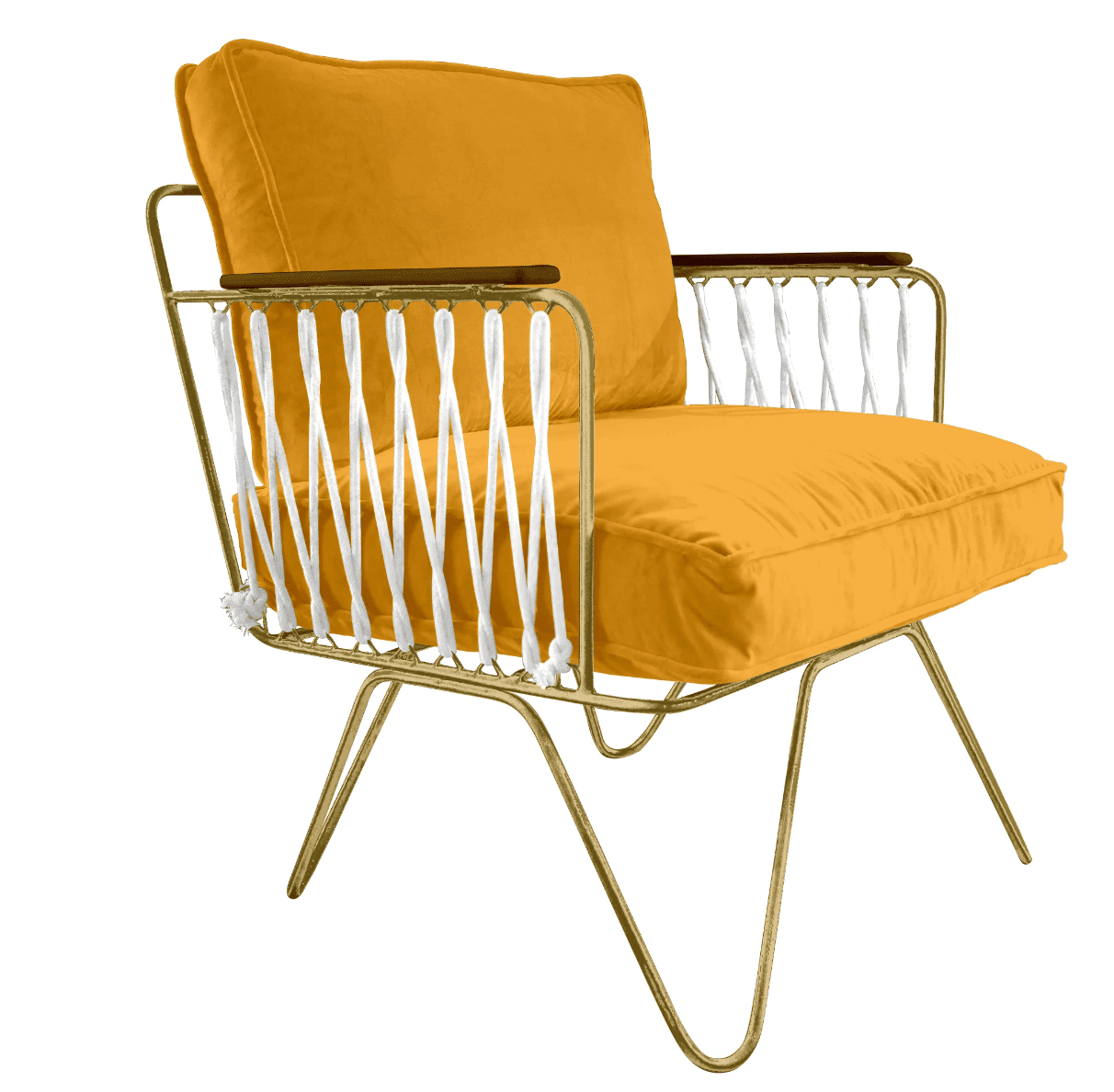 Armchair Croisette Honoré - Pink Velvet
