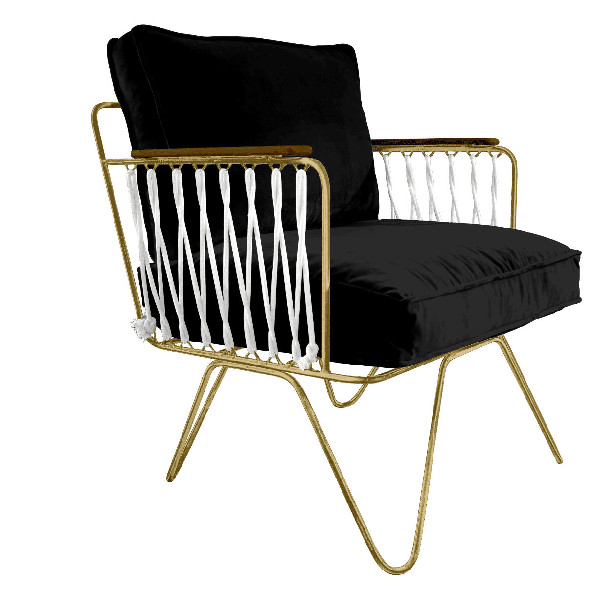 Armchair Croisette Honoré - Pink Velvet