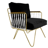 Armchair Croisette Honoré - Pink Velvet