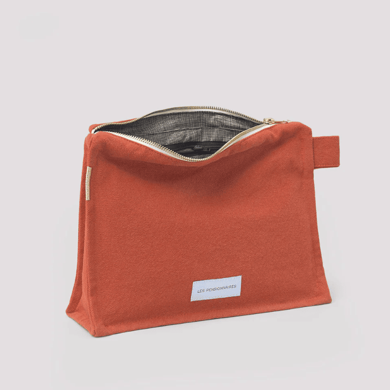 Trousse de toilette en toile de coton