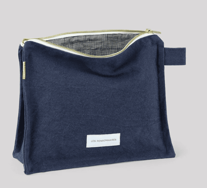 Trousse de toilette en toile de coton