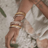 Kumali Bracelet Twist Mantra - Champagne