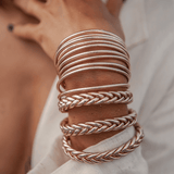 Kumali Bracelet Mince Mantra - Champagne