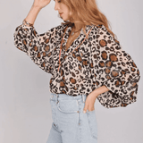 Blouse Edith Leopard