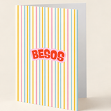 Carte de souhait -Besos