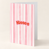 Carte de souhait -Kisses