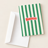 Carte de souhait -Bisous